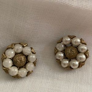 Vintage clip on earrings